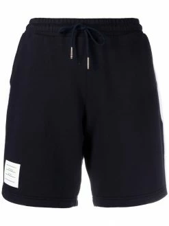 Thom Browne RWB-stripe track shorts