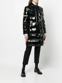 Thom Browne high-shine down-feather coat