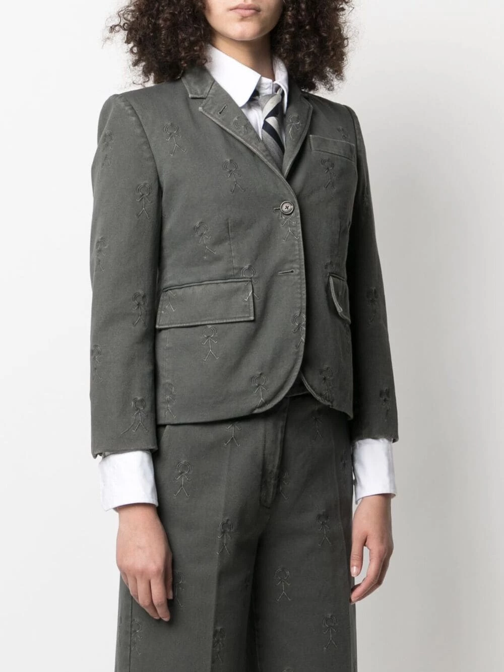 Thom Browne Mrs. Thom icon blazer jacket blazers of women 3 Thom Browne Mrs. Thom icon blazer jacket