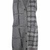 Thom Browne sleeveless checked cardi-coat