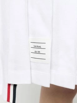 Thom Browne colour-block pleated polo dress