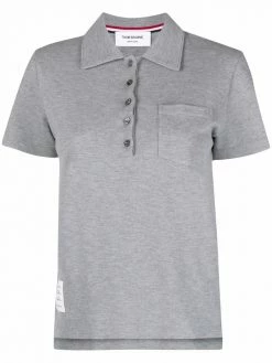 Thom Browne chest patch pocket polo shirt