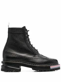 Thom Browne lace-up longwing boots