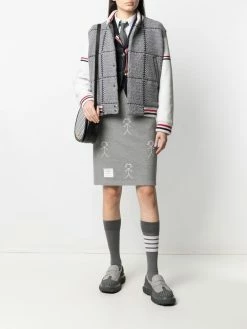 Thom Browne fine-knit bomber jacket