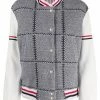 Thom Browne fine-knit bomber jacket
