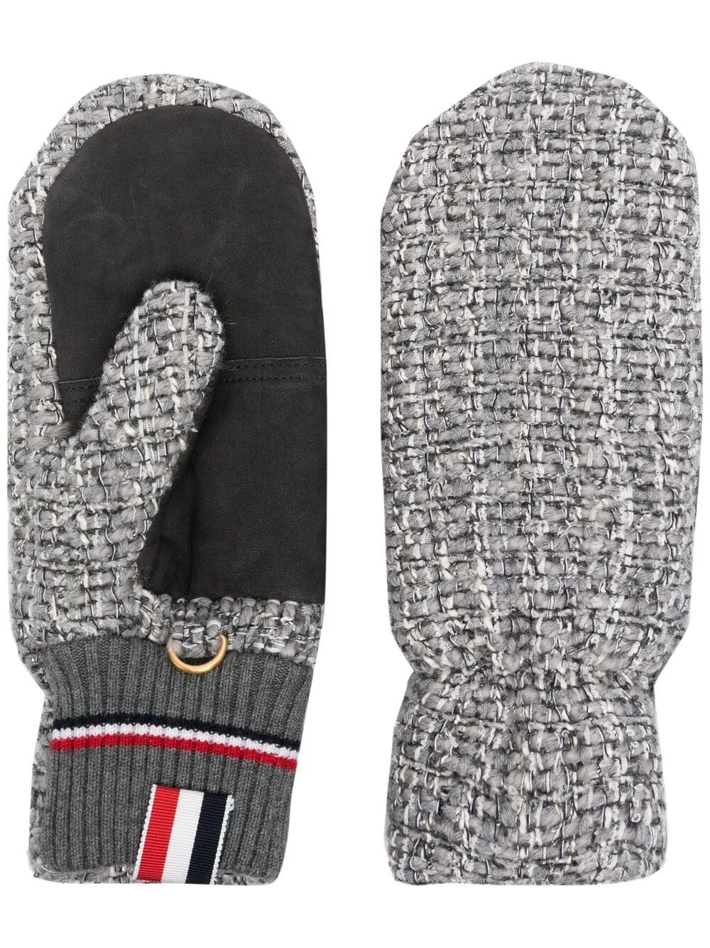 Thom Browne Chunky knit mittens gloves of women 1 Thom Browne chunky-knit mittens