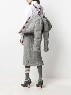 Thom Browne down-feather tweed sports jacket