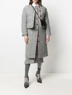 Thom Browne down-feather tweed sports jacket