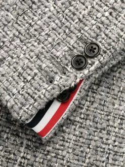 Thom Browne tweed cardigan overcoat