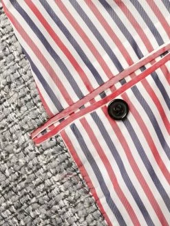 Thom Browne tweed cardigan overcoat