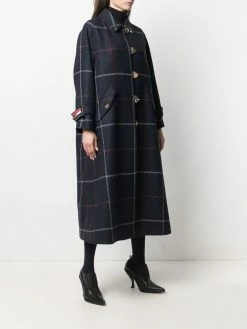 Thom Browne raglan duffle overcoat