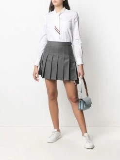 Thom Browne tie-detail cotton shirt