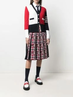 Thom Browne colour-block 4-Bar cardigan