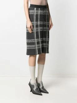 Thom Browne check pattern pencil skirt