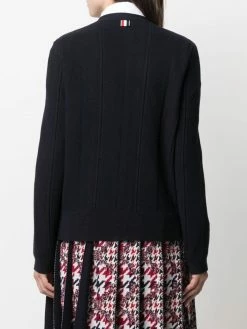Thom Browne RWB stripe cardigan cardigans of women 8 Thom Browne RWB-stripe cardigan