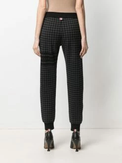 Thom Browne check-jacquard track pants