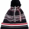Thom Browne check-pattern beanie