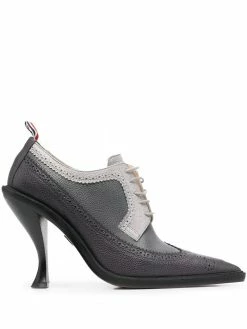 Thom Browne pointed brogue pumps