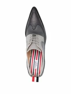 Thom Browne pointed brogue pumps