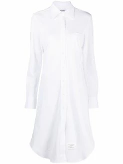 Thom Browne cotton-piqué shirt dress