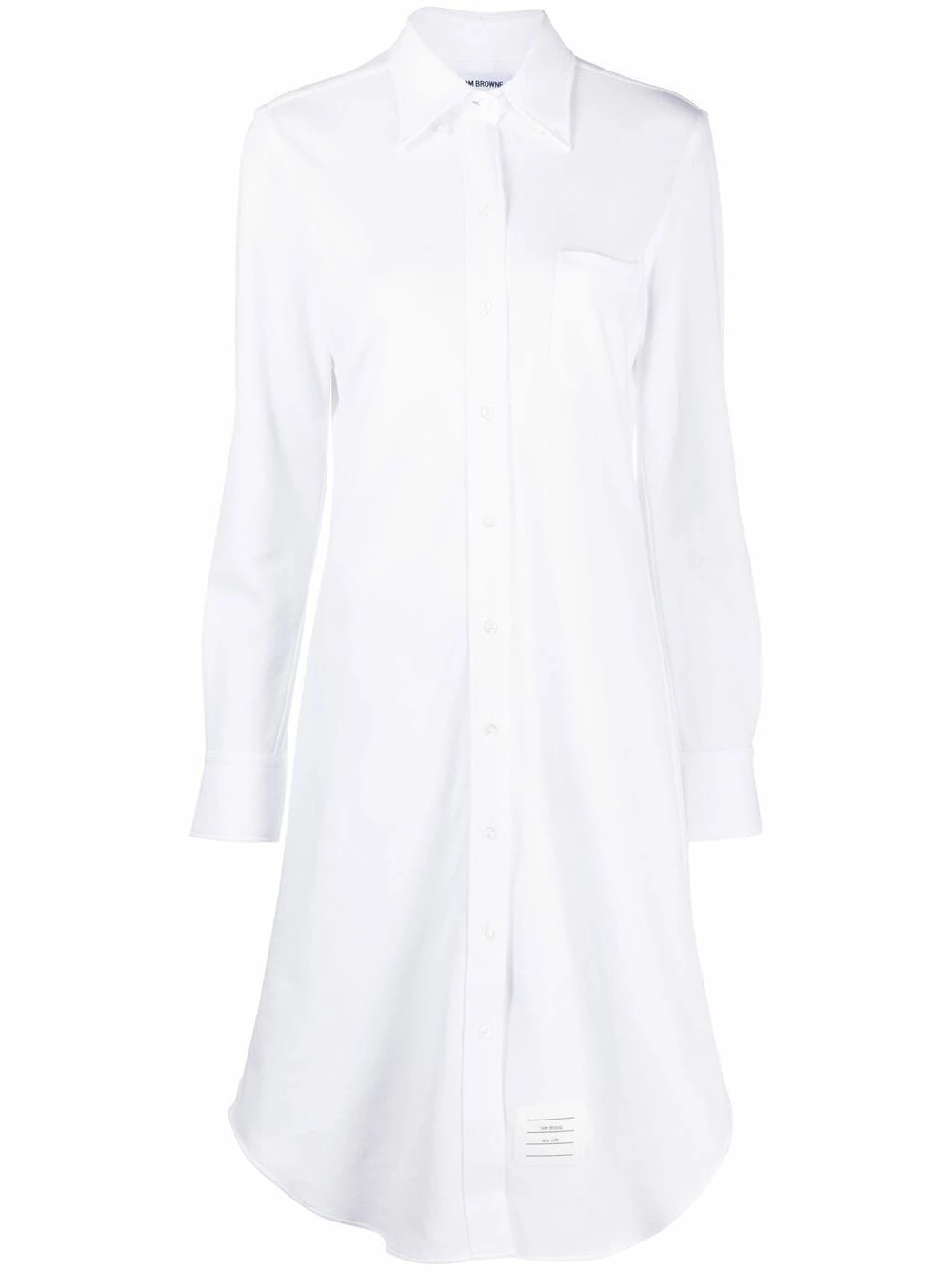 Thom Browne Cotton piqué shirt dress day dresses of women 1 Thom Browne cotton-piqué shirt dress