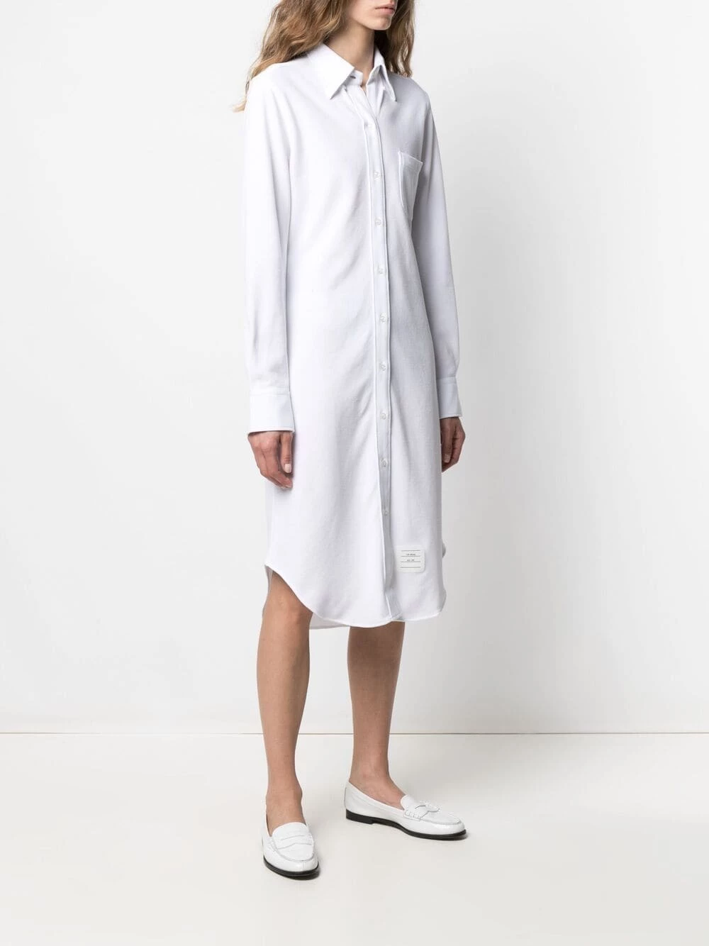 Thom Browne Cotton piqué shirt dress day dresses of women 3 Thom Browne cotton-piqué shirt dress