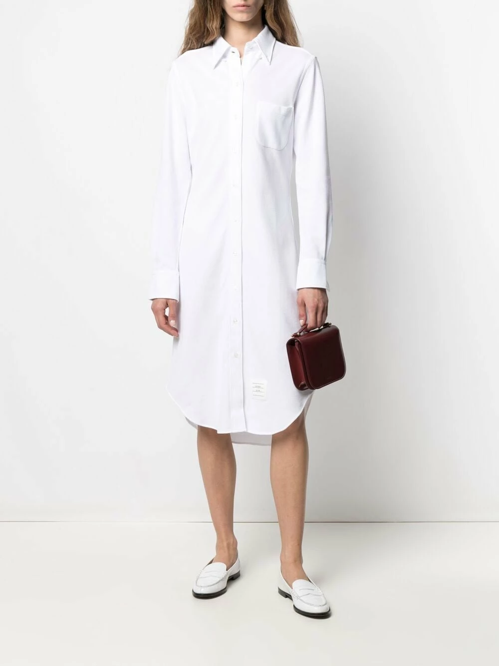 Thom Browne Cotton piqué shirt dress day dresses of women 2 Thom Browne cotton-piqué shirt dress
