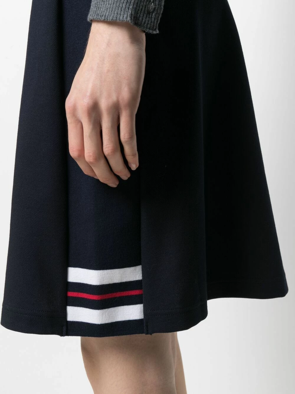 Thom Browne A line panel insert skirt a-line skirts of women 5 Thom Browne A-line panel-insert skirt