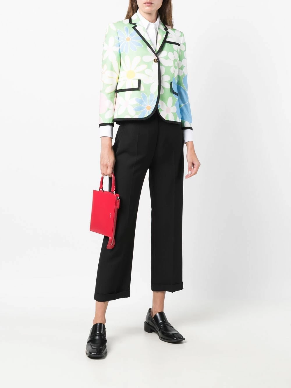 Thom Browne Floral print blazer blazers of women 2 Thom Browne floral-print blazer