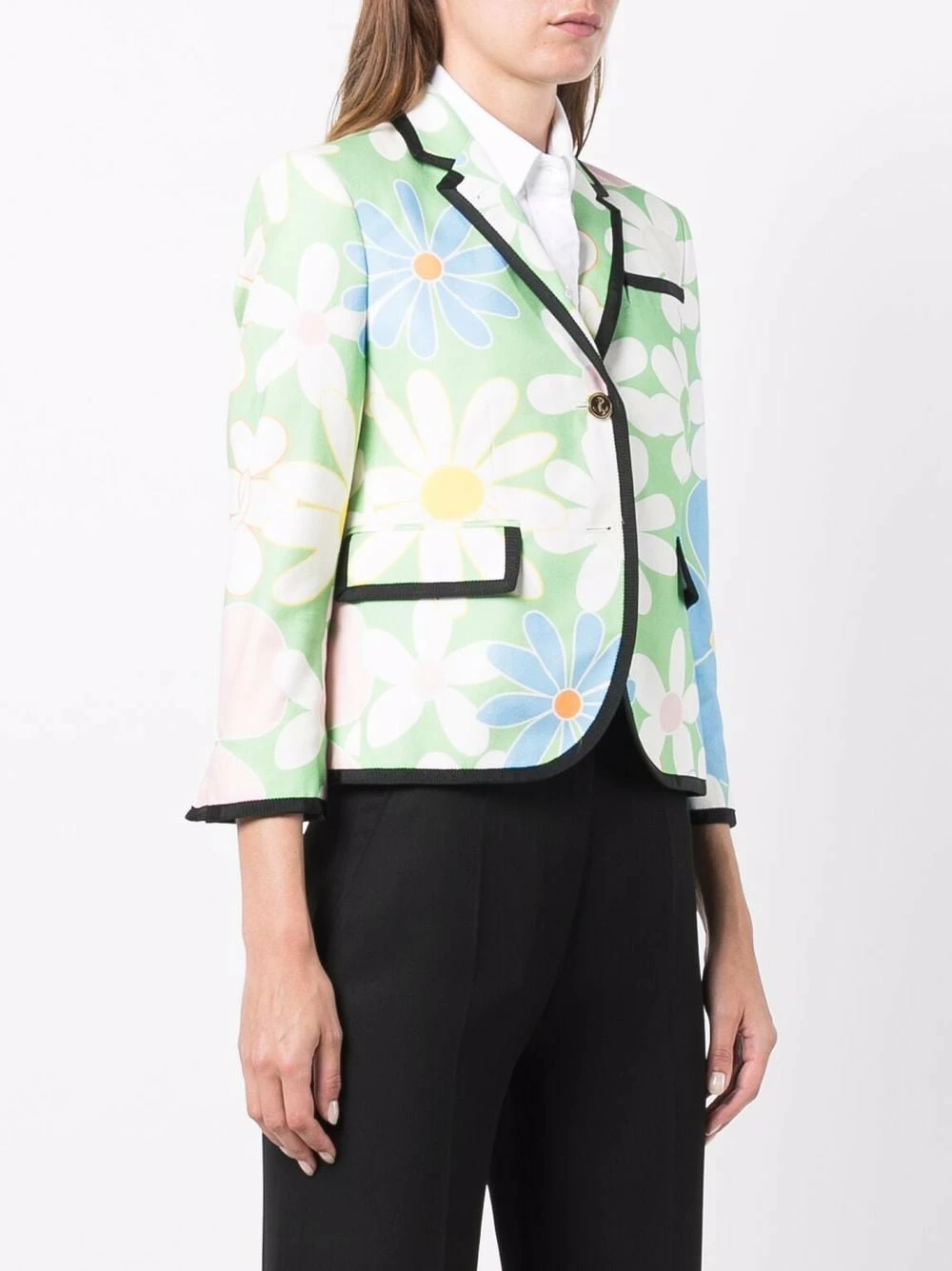 Thom Browne Floral print blazer blazers of women 3 Thom Browne floral-print blazer