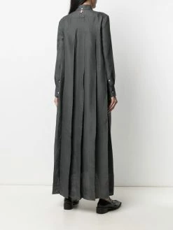 Thom Browne RWB stripe pleated shirtdress