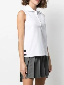 Thom Browne sleeveless polo shirt