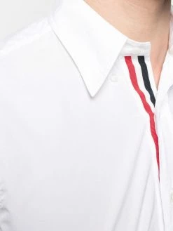 Thom Browne button-down RWB detail shirt