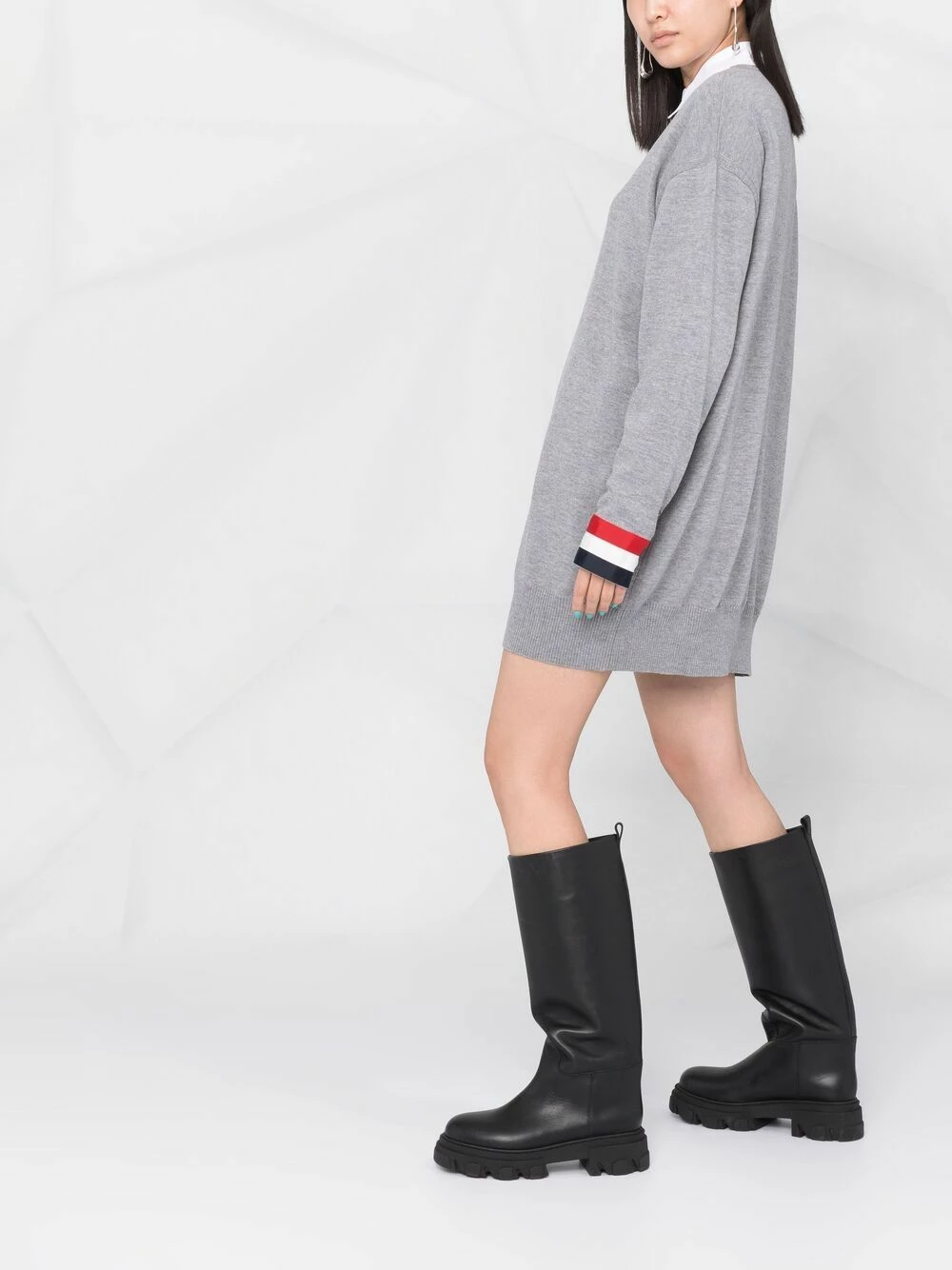 Thom Browne RWB stripe jumper dress day dresses of women 4 Thom Browne RWB stripe jumper dress