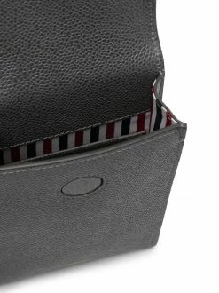 Thom Browne four-bar stripe phone bag
