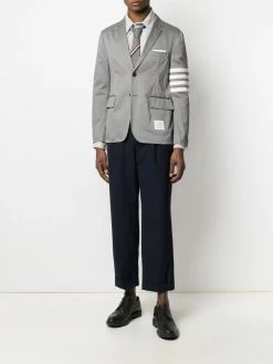 Thom Browne vertical-stripe long-sleeve shirt