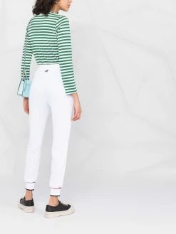 Thom Browne RWB-stripe cropped track pants