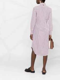 Thom Browne RWB-stripe shirtdress