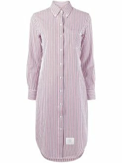Thom Browne RWB-stripe shirtdress
