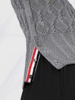 Thom Browne open-knit polo shirt