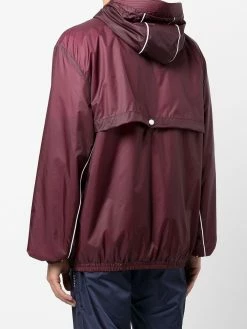 Thom Browne Half zip flyweight ripstop contrast trim jacket sport jackets & windbreakers of men 8 Thom Browne half-zip flyweight ripstop contrast-trim jacket