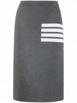 Thom Browne 4-Bar stripe knitted skirt