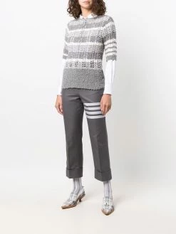 Thom Browne 4-Bar striped jumper