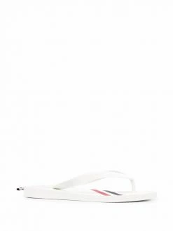 Thom Browne RWB-stripe flip flops
