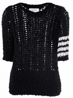 Thom Browne 4-bar knitted jumper