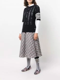 Thom Browne 4-bar knitted jumper