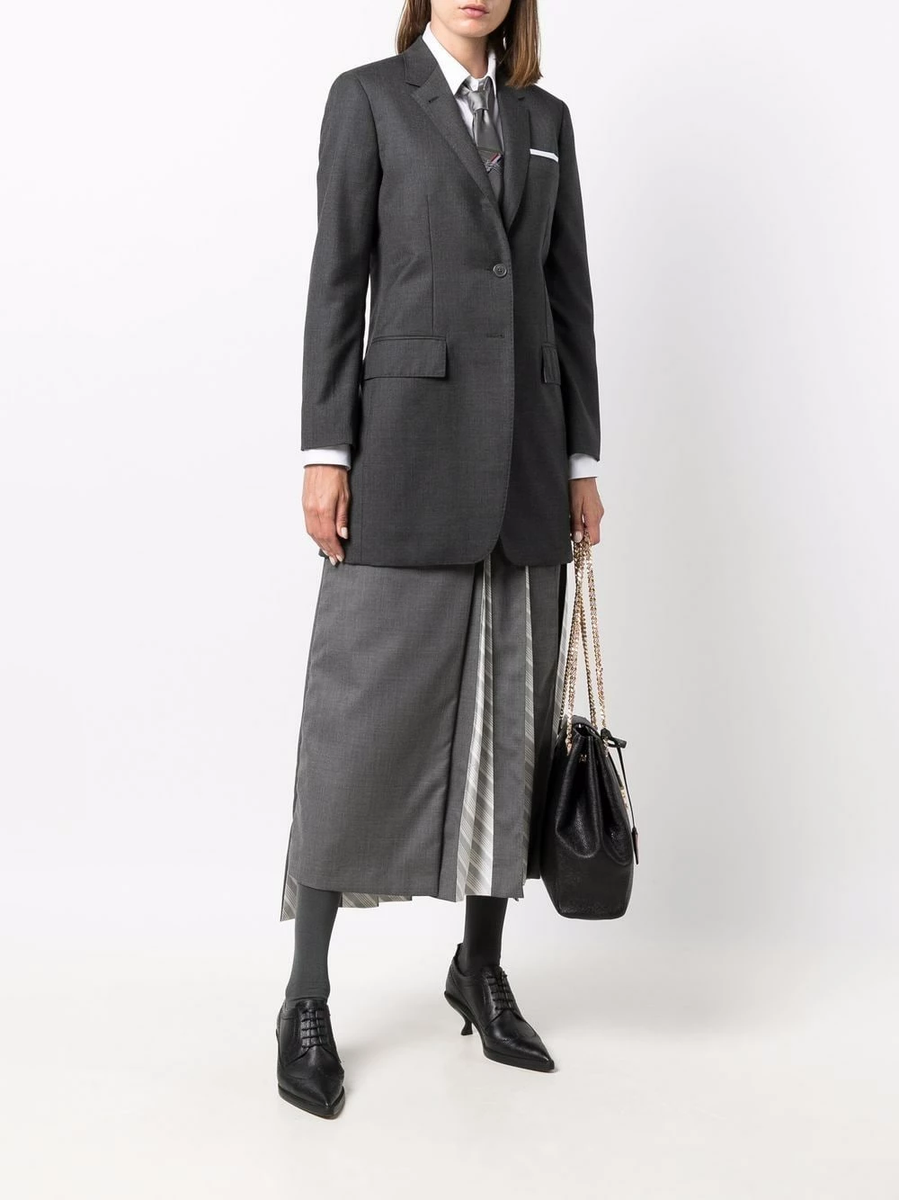 Thom Browne Elongated sport coat blazers of women 2 Thom Browne elongated sport coat