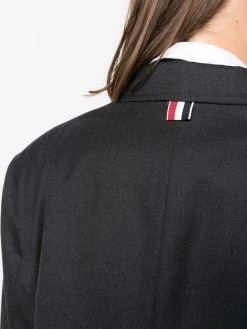 Thom Browne mid-length Chesterfield coat