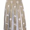 Thom Browne Sky Icons-embroidered pleated skirt