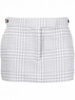 Thom Browne Sack check-print mini skirt